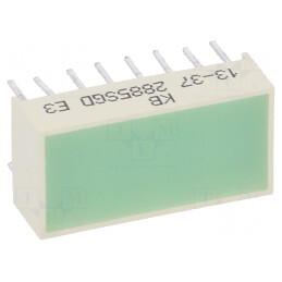 LED Afișaj Verde Difuz 568nm 30-100mcd | Electronic-mag.ro | Componente Electronice