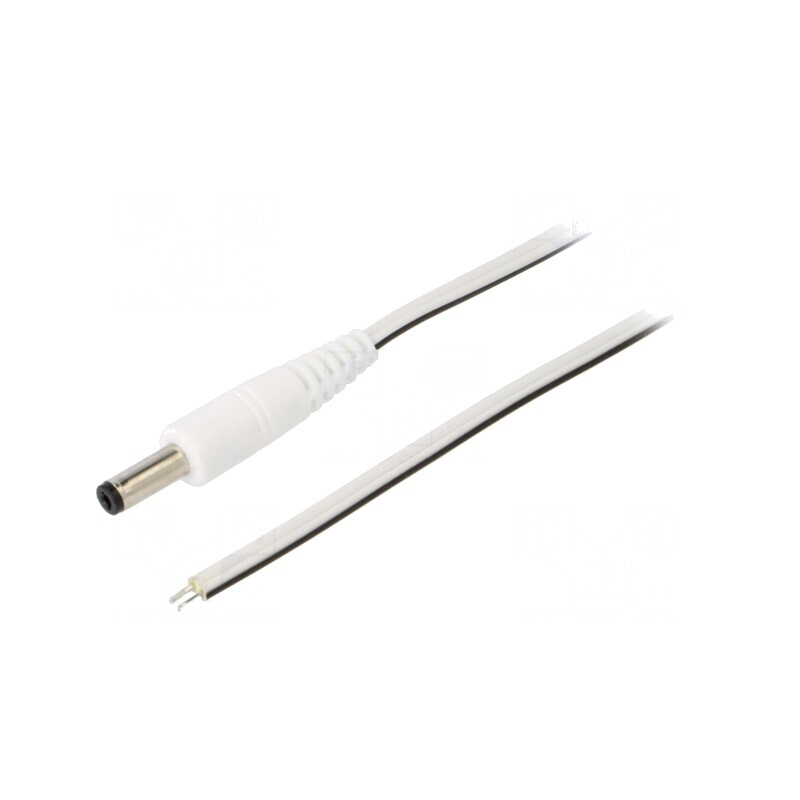 Cablu Alimentare 0,5m Alb 2x0,5mm2 DC 4,8/1,7 | Electronic-mag.ro | Componente Electronice Cablu Alimentare 0,5m Alb 2x0,5mm2 DC 4,8/1,7 | Electronic-mag.ro | Componente Electronice