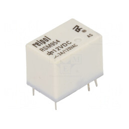 Releu electromagnetic SPDT 12VDC 3A PCB | Electronic-mag.ro | Componente Electronice