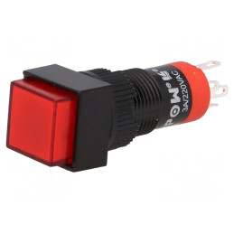 Comutator SPDT ON-ON 0.5A 250VAC Acționat prin Apăsare | Electronic-mag.ro | Componente Electronice