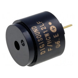 Traductor de sunet: semnalizator electromagnetic; 16mm; 12VDC