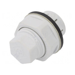 Capac de protecţie IP68 poliamidă gri 16,3mm | Electronic-mag.ro | Componente Electronice