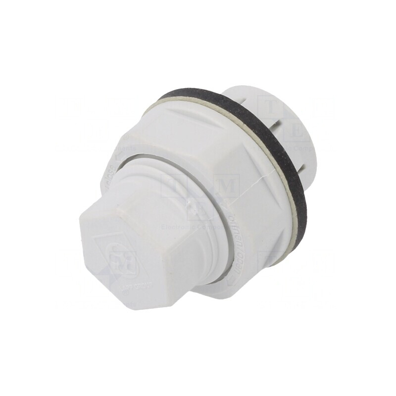 Capac de protecţie IP68 poliamidă gri 16,3mm | Electronic-mag.ro | Componente Electronice