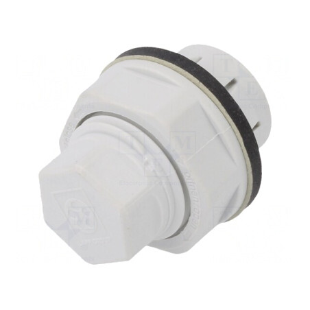 Capac de protecţie IP68 poliamidă gri 16,3mm | Electronic-mag.ro | Componente Electronice