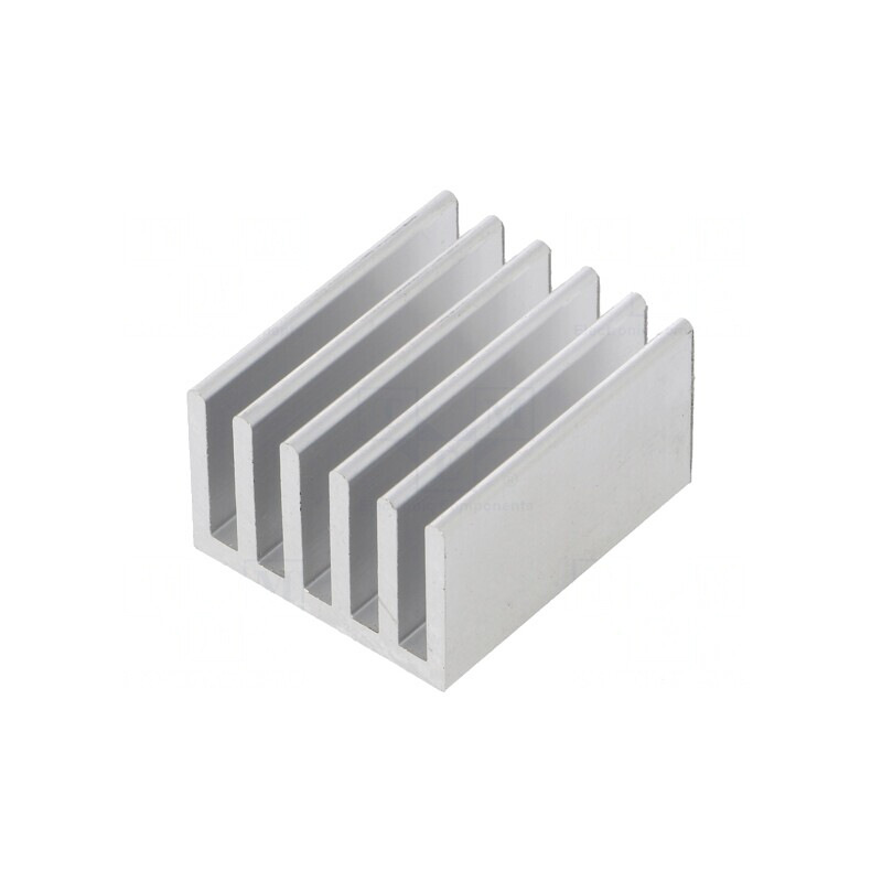 Radiator aluminiu extrudat cu aripioare 25x21x14mm | Electronic-mag.ro | Componente Electronice