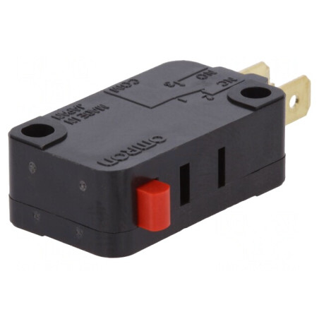 Microîntrerupător SNAP ACTION 5A/250VAC SPDT fără manetă | Electronic-mag.ro | Componente Electronice