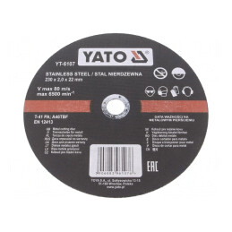 Disc de Tăiere 230mm 22mm 2mm 6500rpm | Electronic-mag.ro | Componente Electronice