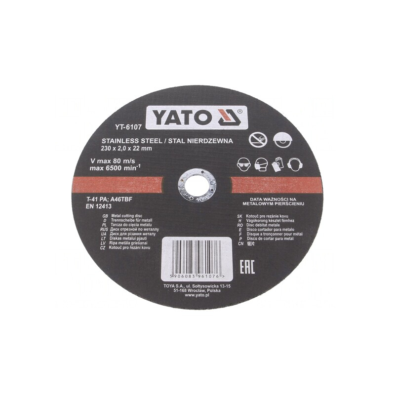Disc de Tăiere 230mm 22mm 2mm 6500rpm | Electronic-mag.ro | Componente Electronice