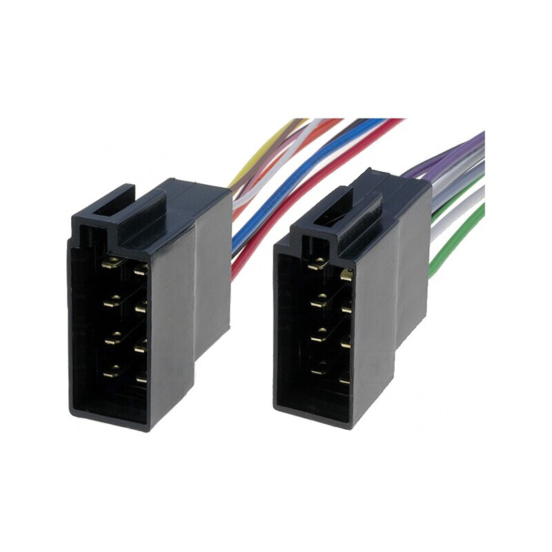Soclu ISO dublu cu 16 pini și cabluri | Electronic-mag.ro | Componente Electronice