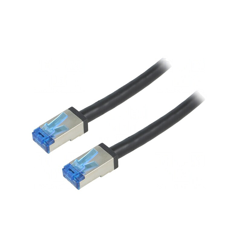 Cablu Patch S/FTP Cat6a Cupru PE Negru 0.5m | Electronic-mag.ro | Componente Electronice Cablu Patch S/FTP Cat6a Cupru PE Negru 0.5m | Electronic-mag.ro | Componente Electronice