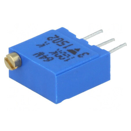 Potentiometru Multitura 100kΩ 500mW THT ±10% | Electronic-mag.ro | Componente Electronice