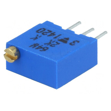 Potentiometru Multitura 2kΩ 500mW THT ±10% | Electronic-mag.ro | Componente Electronice