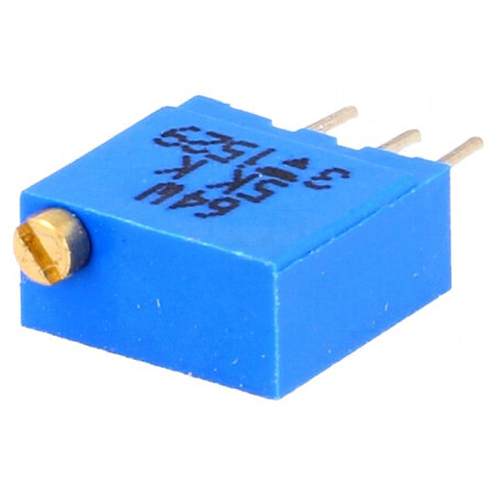Potentiometru Multitura 5kΩ 500mW THT ±10% | Electronic-mag.ro | Componente Electronice