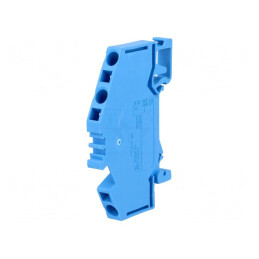 Conector de Îmbinare pentru Șine 0,08-4mm2, 3 Borne, Albastru | Electronic-mag.ro | Componente Electronice