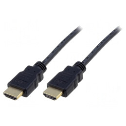 Cablu HDMI 1.4 2m Negru | Electronic-mag.ro | Componente Electronice