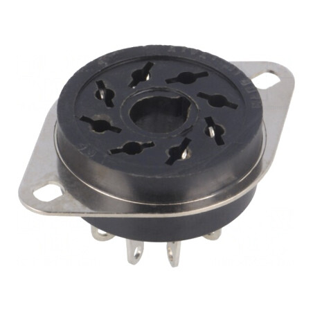 Stativ pe Panou 8 PIN 10A 250VAC 60.12 | Electronic-mag.ro | Componente Electronice