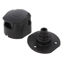 Conector Automotive Soclu Montare Panou 7 PIN 12VDC | Electronic-mag.ro | Componente Electronice