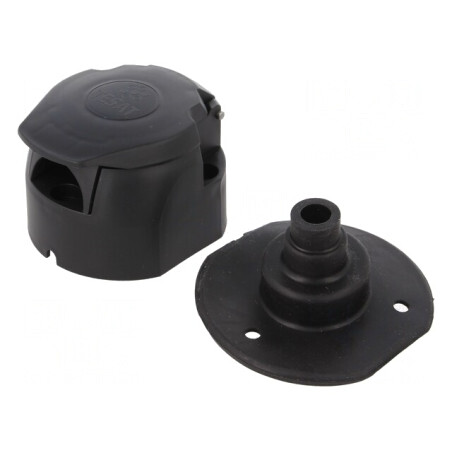 Conector Automotive Soclu Montare Panou 7 PIN 12VDC | Electronic-mag.ro | Componente Electronice
