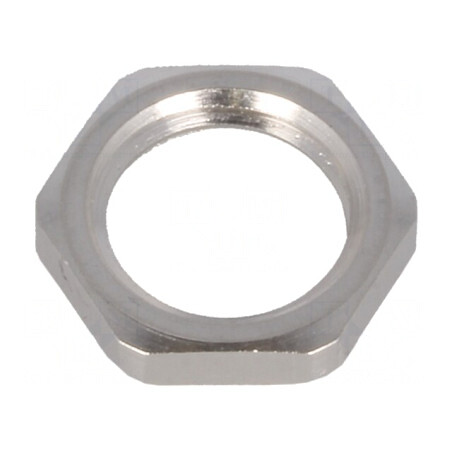 Piuliță cu împământare M12 alamă nichel 2,8mm 15mm | Electronic-mag.ro | Componente Electronice
