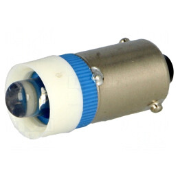 Lampă LED albastră 24V BA9S | Electronic-mag.ro | Componente Electronice