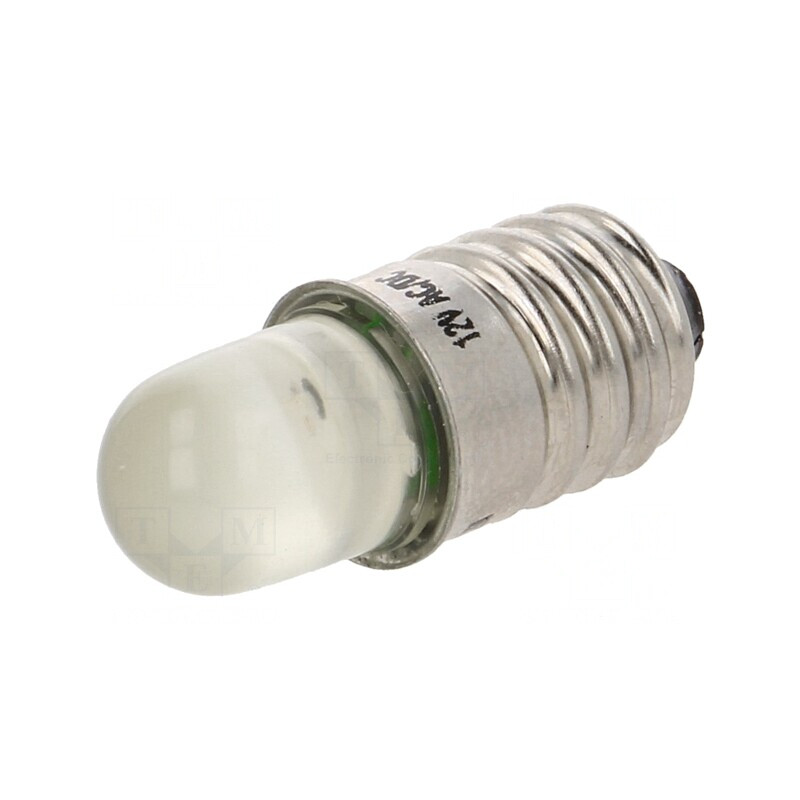 Lampă LED galbenă 12V E10 | Electronic-mag.ro | Componente Electronice