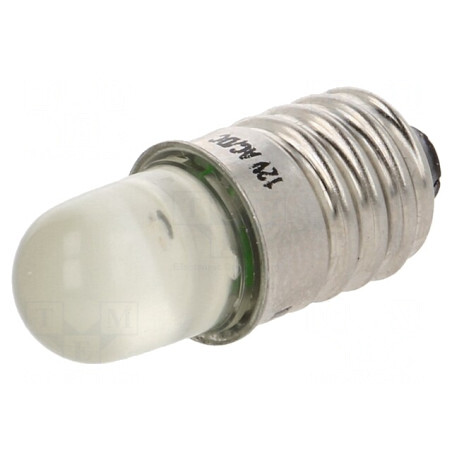 Lampă LED galbenă 12V E10 | Electronic-mag.ro | Componente Electronice