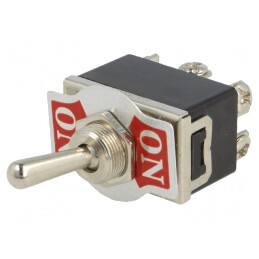 Comutator Basculant DPDT ON-ON 10A 250VAC | Electronic-mag.ro | Componente Electronice
