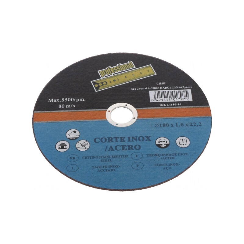 Disc de tăiere 180mm 22mm 1,6mm | Electronic-mag.ro | Componente Electronice
