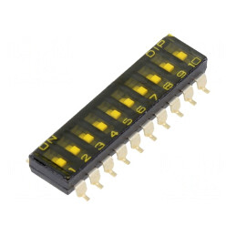 Comutator DIP-SWITCH SMD 2 Pozitii 24V 0.025A | Electronic-mag.ro | Componente Electronice