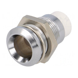 Montură LED încastrată crom 8mm | Electronic-mag.ro | Componente Electronice