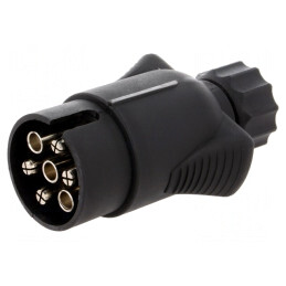 Mufă Auto pe Cablu, 7 Pin, Terminal cu Șurub | Electronic-mag.ro | Componente Electronice