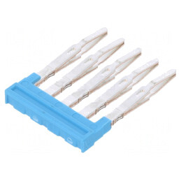 Punte cu șuruburi 5 piste albastră seria A | Electronic-mag.ro | Componente Electronice