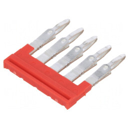 Punte cu Şuruburi 5 Piste Roşie Seria A | Electronic-mag.ro | Componente Electronice