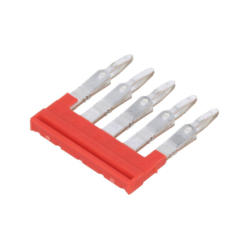 Punte cu Şuruburi 5 Piste Roşie Seria A | Electronic-mag.ro | Componente Electronice