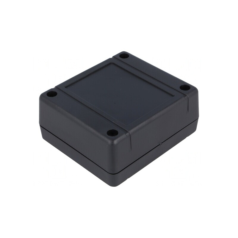 Carcasă universală ABS neagră IP54 79x89x38 mm | Electronic-mag.ro | Componente Electronice