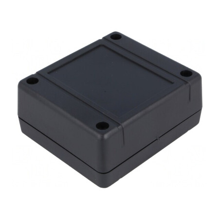 Carcasă universală ABS neagră IP54 79x89x38 mm | Electronic-mag.ro | Componente Electronice