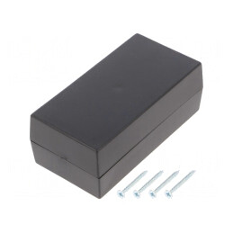 Carcasă Universală ABS Neagră 55x106x40mm | Electronic-mag.ro | Componente Electronice
