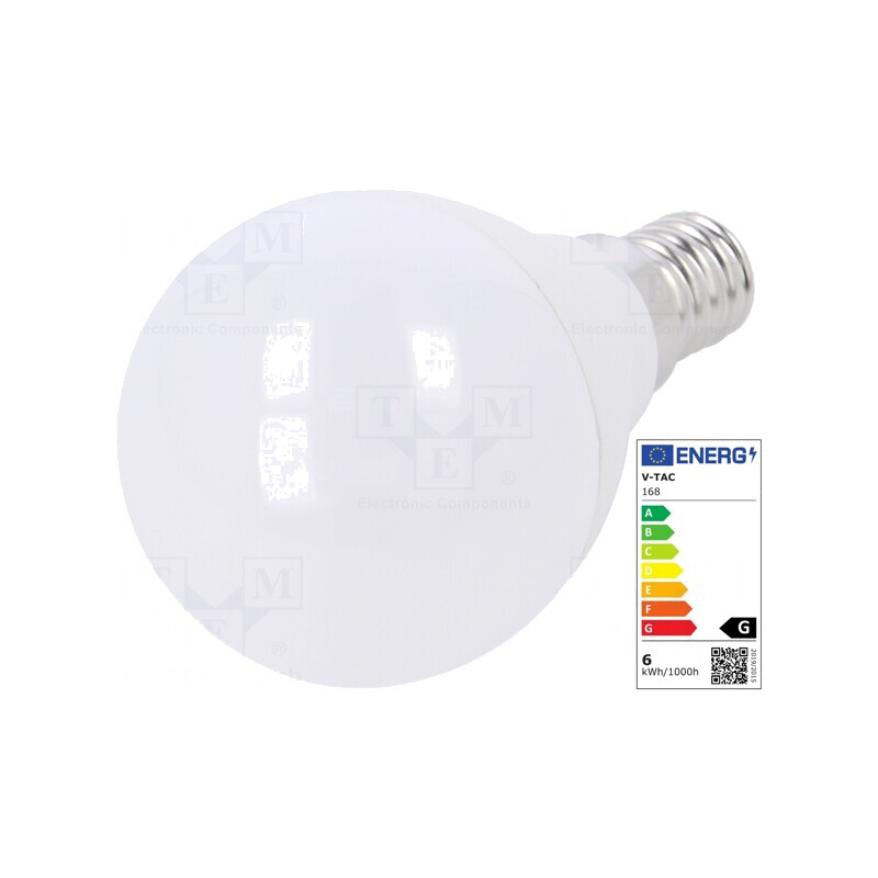 Lampă LED E14 Alb Cald 5,5W 3000K | Electronic-mag.ro | Componente Electronice
