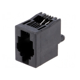 Soclu RJ9 4p4c THT 16,51mm | Electronic-mag.ro | Componente Electronice