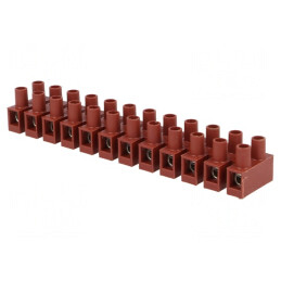 Regletă Conexiuni Terminal 4mm2 12 Piste 400V | Electronic-mag.ro | Componente Electronice