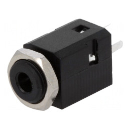 Soclu Jack 3,5mm Stereo cu Piuliță Hexagonală | Electronic-mag.ro | Componente Electronice