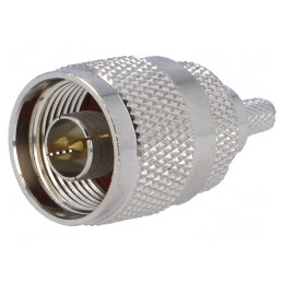 Mufă N Tată RG58 5,2mm Crimpat Aurit | Electronic-mag.ro | Componente Electronice