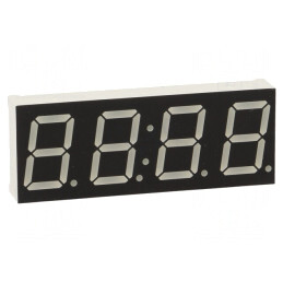 Afișaj LED 7 Segmente 0.56" Verde 4 Digiți | Electronic-mag.ro | Componente Electronice