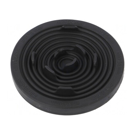 Manşon Elastomer Termoplastic TPE Negru 60mm | Electronic-mag.ro | Componente Electronice