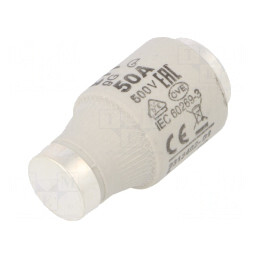 Siguranță ceramică gG 50A 500V DIII | Electronic-mag.ro | Componente Electronice