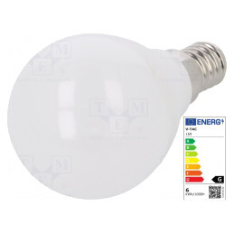 Lampă LED E14 5,5W 4000K 470lm Alb Neutru | Electronic-mag.ro | Componente Electronice