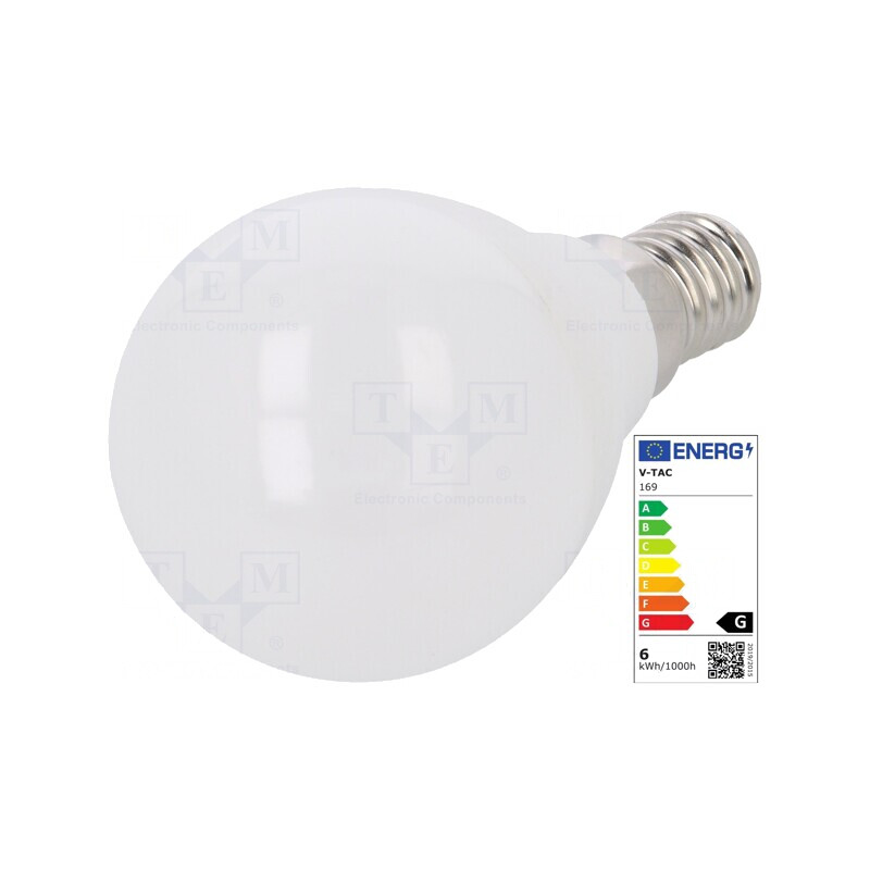 Lampă LED E14 5,5W 4000K 470lm Alb Neutru | Electronic-mag.ro | Componente Electronice