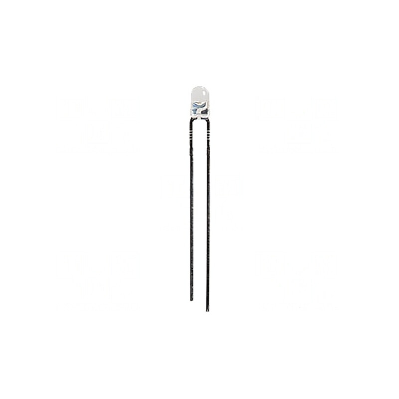 LED 3mm Turquoise 800mcd 20° Convex 3.5-4V 2.5mm | Electronic-mag.ro | Componente Electronice