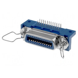 Conector Centronics Mamă 24 PIN THT 90° 47mm | Electronic-mag.ro | Componente Electronice