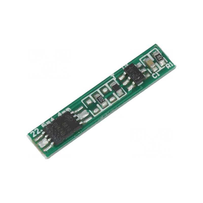 Protecție PCB Li-Ion 3,6V 2,5A 22,5x4,4x2mm | Electronic-mag.ro | Componente Electronice Protecție PCB Li-Ion 3,6V 2,5A 22,5x4,4x2mm | Electronic-mag.ro | Componente Electronice